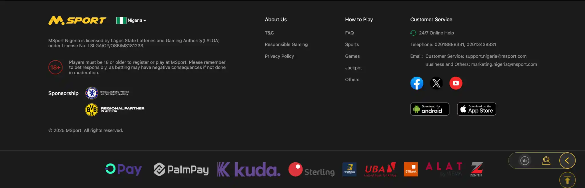 Overview of the MSport Nigeria online betting platform showcasing its key features and benefits.